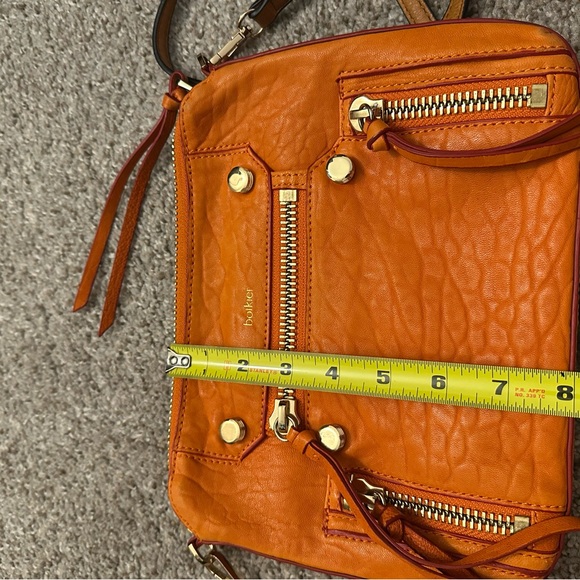 Botkier Orange Leather Crossbody Bag - Picture 4 of 5
